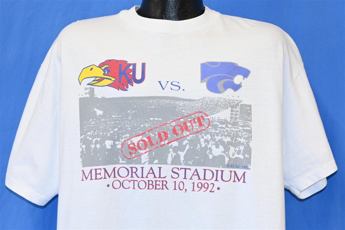 90s University of Kansas Jayhawks Football t-shirt Extra product image 1