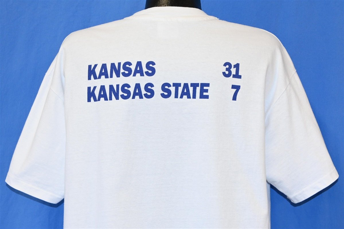 90s University of Kansas Jayhawks Football t-shirt Extra product image 3