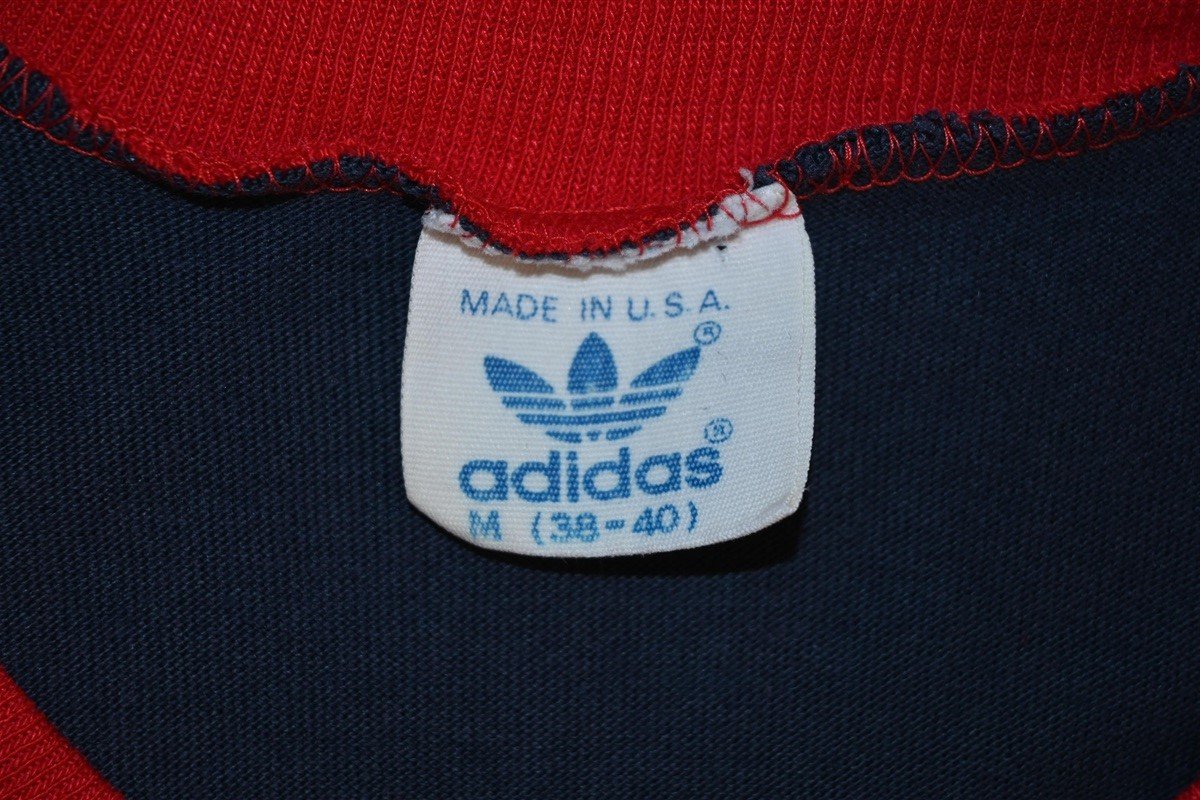80s Adidas USA Raglan United States Three Stripe t-shirt product image 4