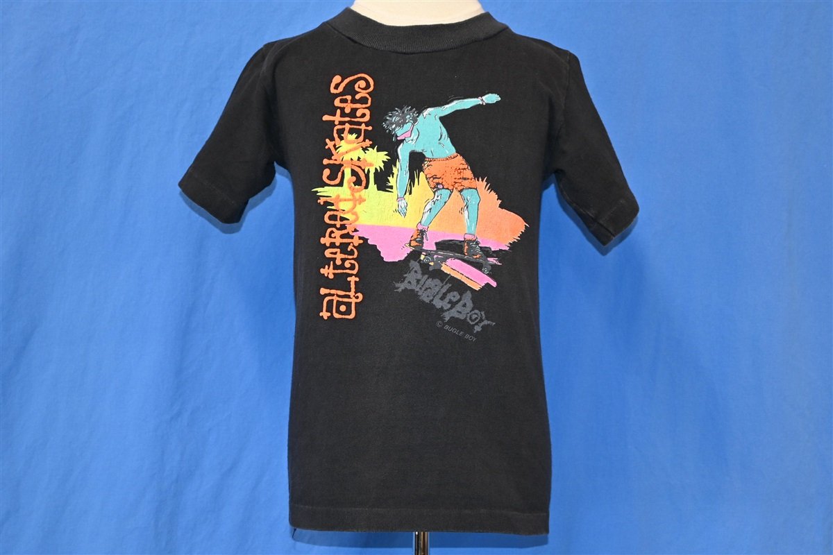 90s Altered Skates Bugle Boy Skateboard t-shirt Youth Medium product image 2