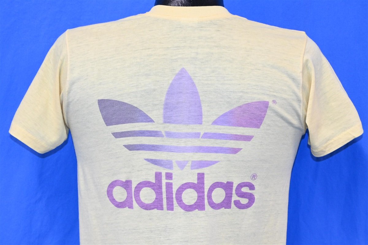 80s Adidas Trefoil Lilac 10K Run t-shirt Small product image 1