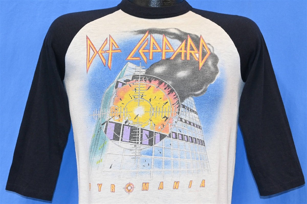 80s Def Leppard Pyromania Rock 1983 Tour t-shirt Small product image 1