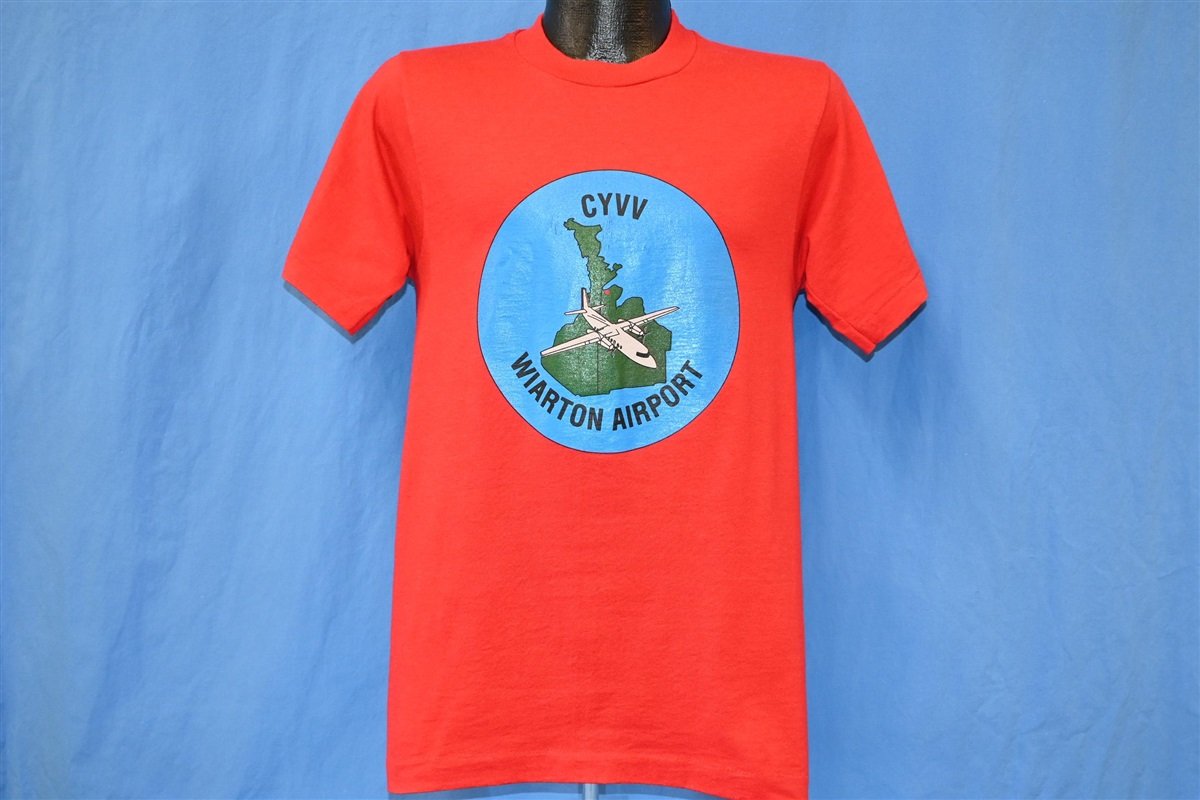 80s CYVV Wiarton Airport Ontario Canada Plane t-shirt Small product image 2