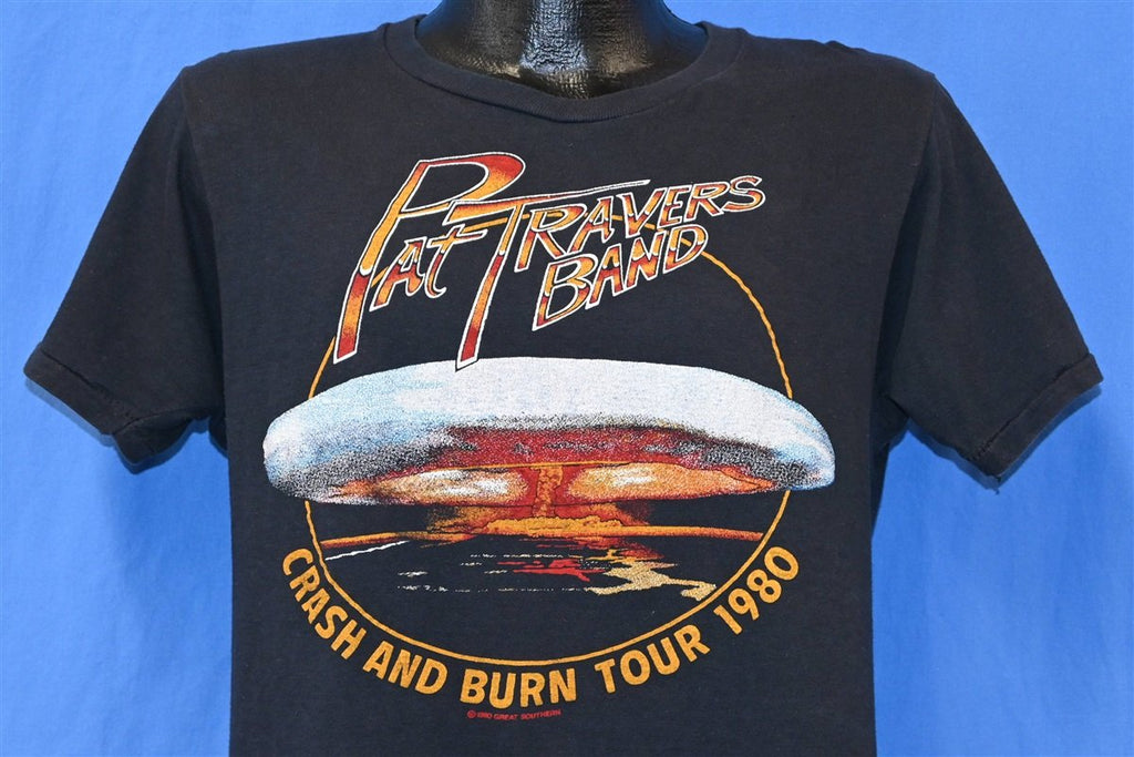 80s Pat Travers Band Crash and Burn Tour t-shirt Medium product image 1