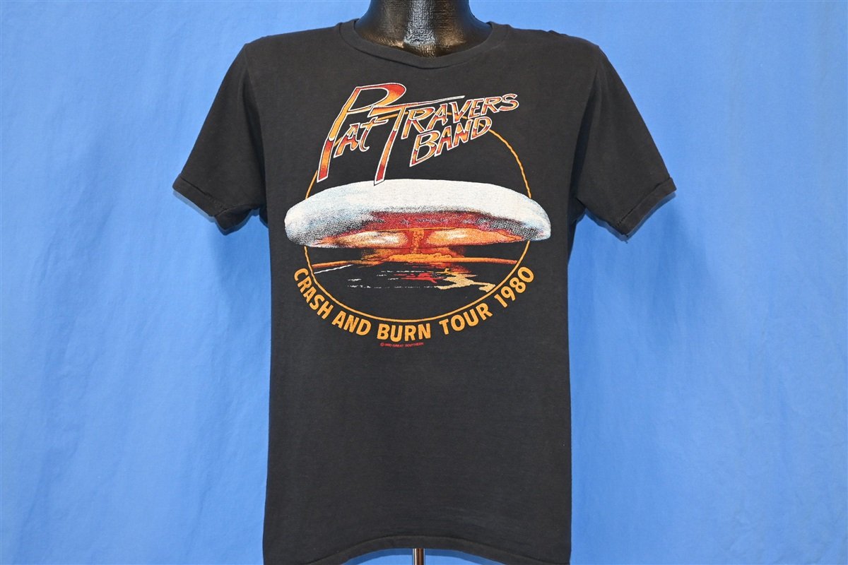 80s Pat Travers Band Crash and Burn Tour t-shirt Medium product image 2