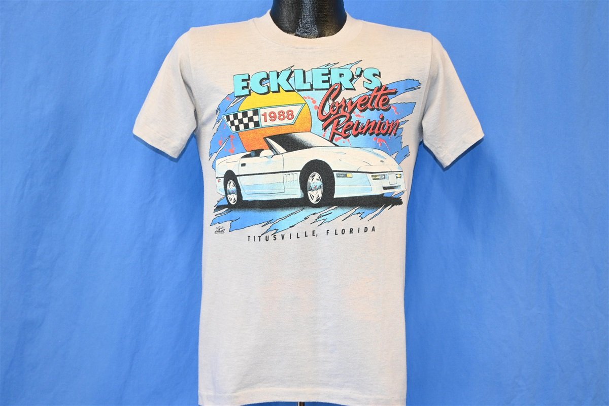 80s Eckler's Corvette Reunion Car Show t-shirt Small product image 2