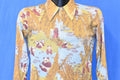 70s Panda Bears Bamboo Big Collar Disco Shirt Small product image 1