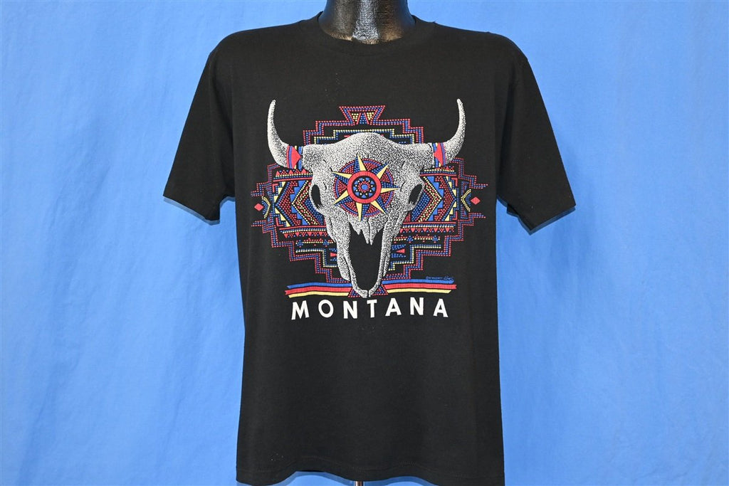 90s Montana Cow Skull Native American Wildlife t-shirt Large product image 2