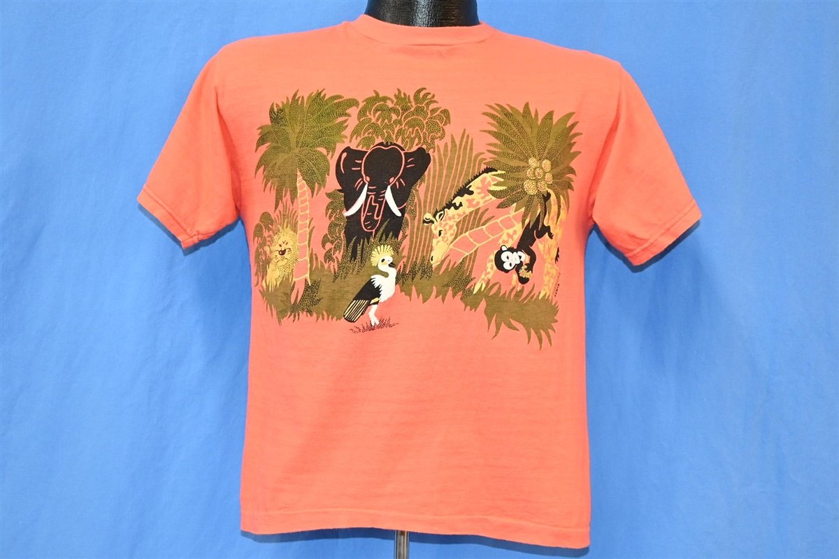 90s Jungle Animals Elephant Giraffe Monkey t-shirt Medium product image 2