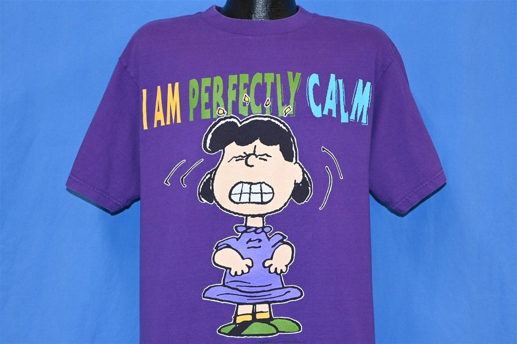 90s Lucy Peanuts Comic Strip I Am Perfectly Calm t-shirt product image 1