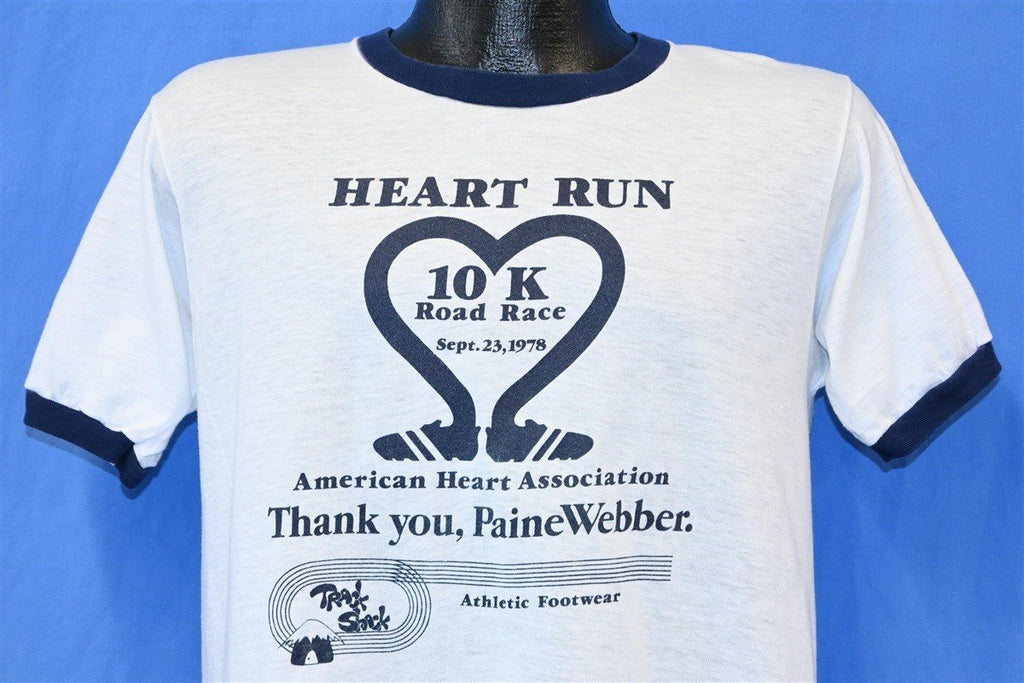 70s American Heart Association Run '78 Ringer t-shirt Medium product image 1