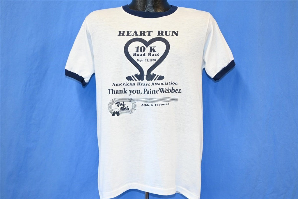 70s American Heart Association Run '78 Ringer t-shirt Medium product image 2