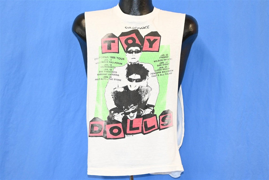80s Toy Dolls 1986 California Tour Punk Band t-shirt Medium product image 2