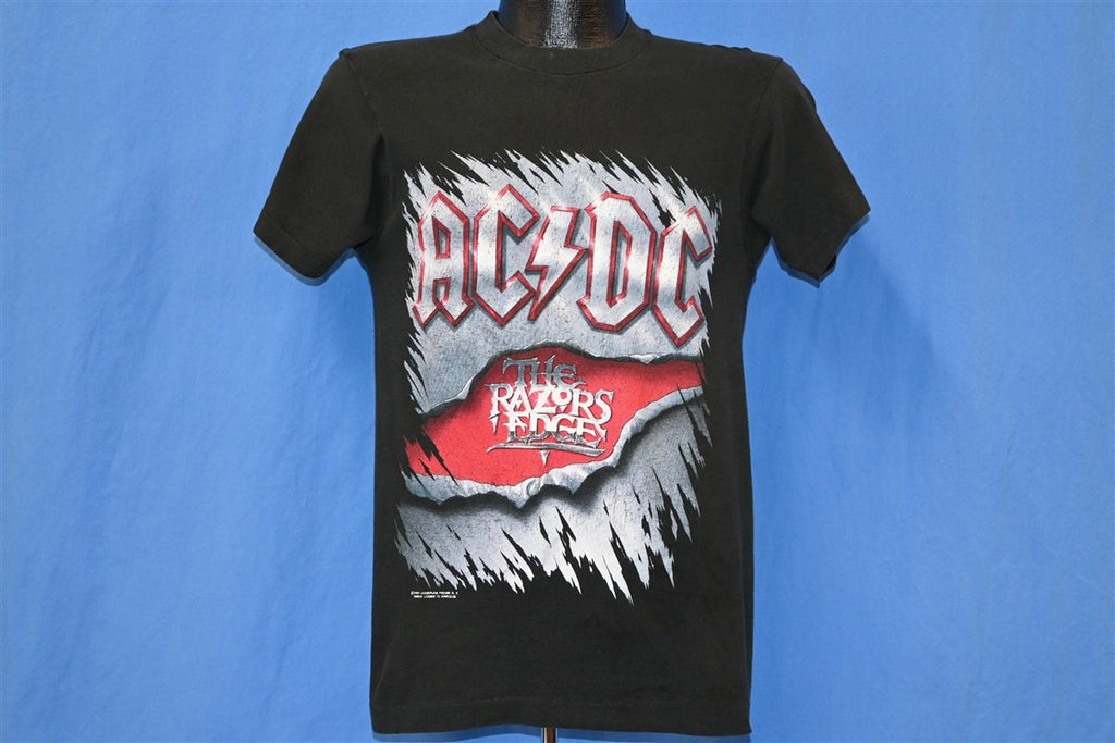 90s AC/DC Razors Edge 90 Tour Rock Band Concert t-shirt product image 2