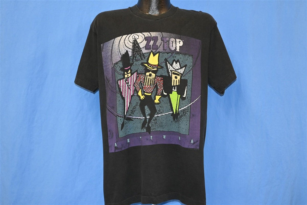 90s ZZ Top Antenna World Tour Rock Concert t-shirt Large product image 2