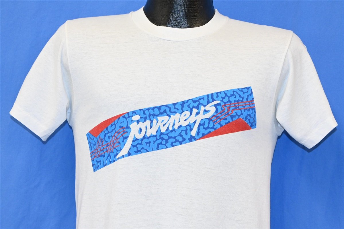 90s Journey's Logo Shoe Brand Sneaker Promo t-shirt Small