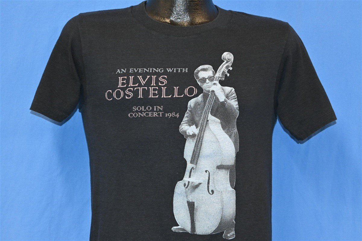80s Elvis Costello Solo Concert 1984 New Wave t-shirt Small product image 1