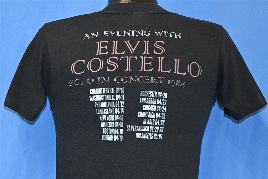 80s Elvis Costello Solo Concert 1984 New Wave t-shirt Small product image 3