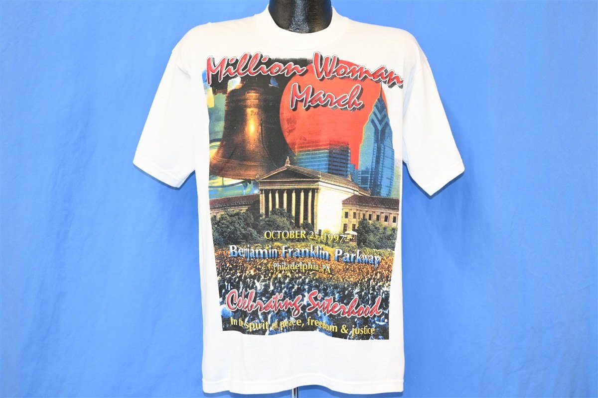 90s Millions Women March 1997 Protest t-shirt Large product image 2