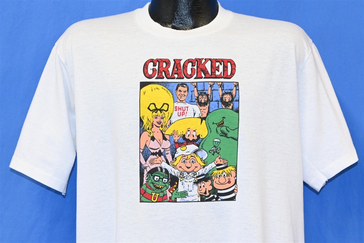 80s Cracked Magazine Humor Funny t-shirt Large product image 1