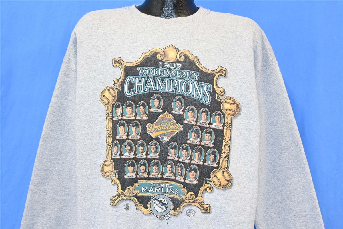 90s Florida Marlins 1997 World Series Champs Sweatshirt product image 1