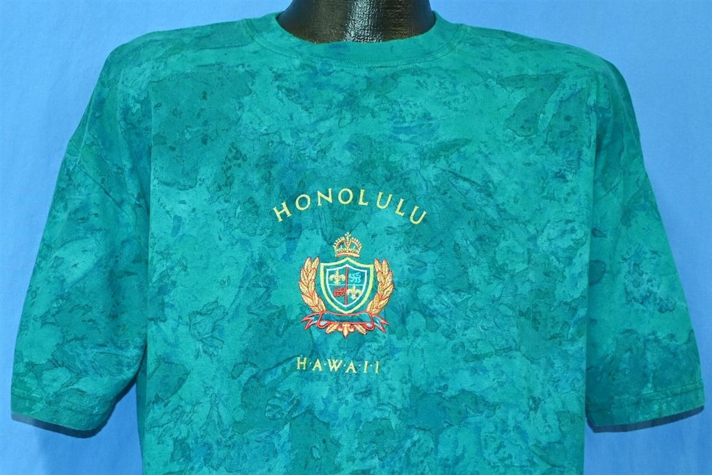 90s Honolulu Hawaii Embroidered Logo Tie Dye t-shirt Small product image 1
