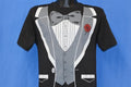 80s Tuxedo Suit Jacket Bow Tie Costume Funny t-shirt Small product image 1