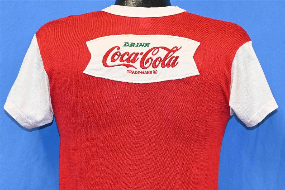 50s Coca-Cola Coke Red White Jersey t-shirt Small product image 1