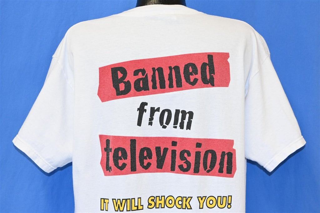 90s Banned From Television It Will Shock t-shirt Extra Large product image 1