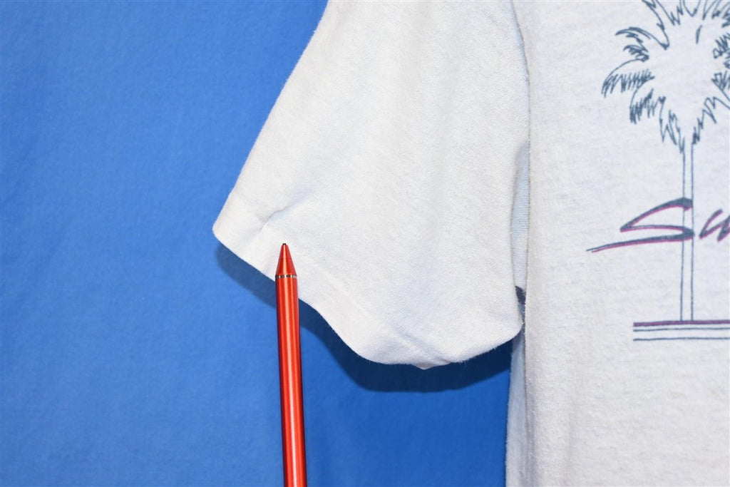 90s Surf Hawaii Palm Tree White Wave Surfing t-shirt Large product image 4