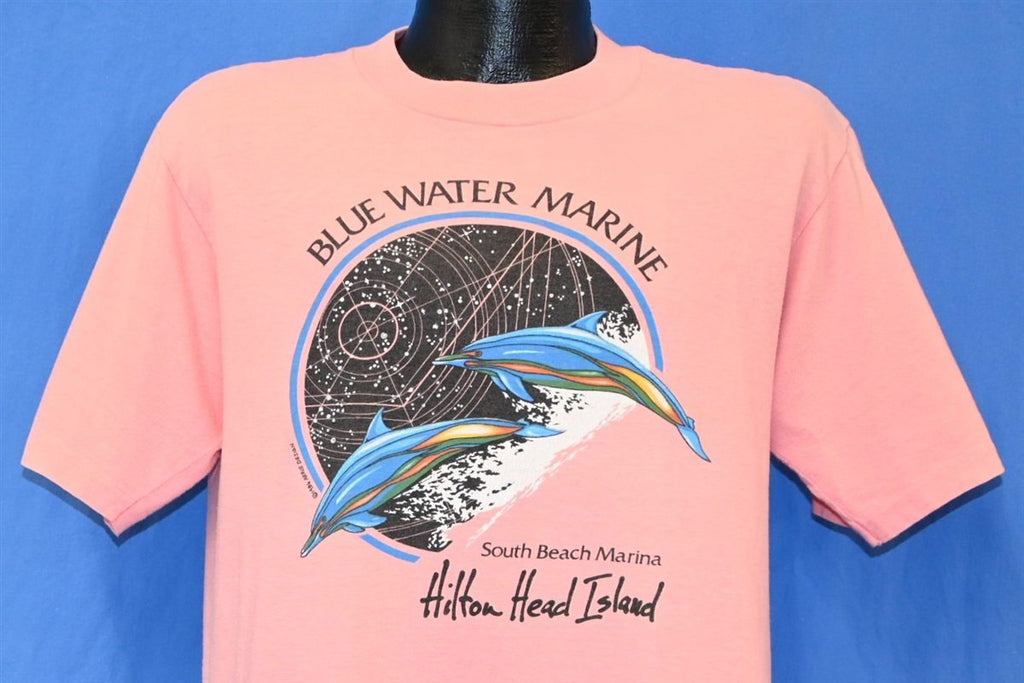 80s Hilton Head Island Blue Water Marine Dolphins t-shirt product image 1