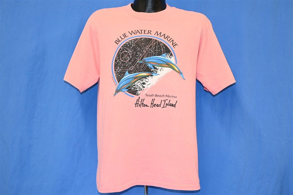 80s Hilton Head Island Blue Water Marine Dolphins t-shirt product image 2