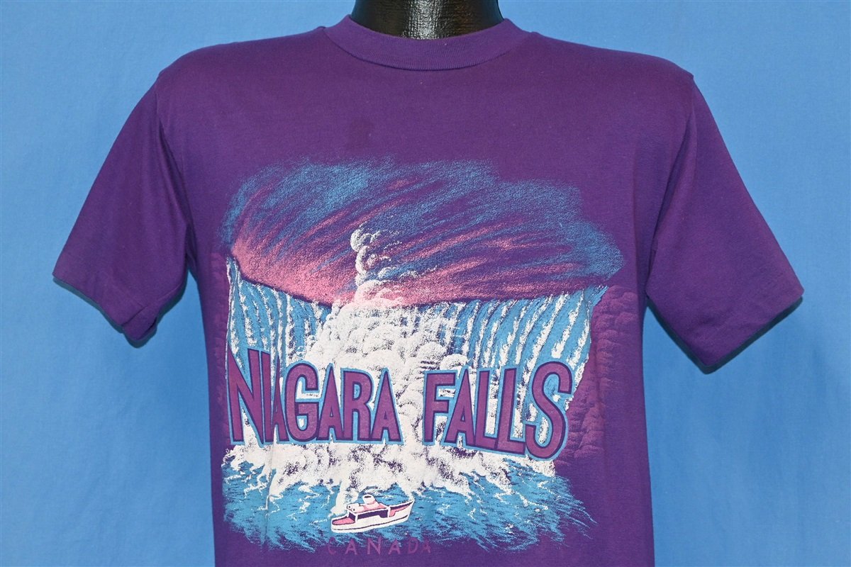 90s Niagara Falls Canada Waterfall Puffy Paint t-shirt product image 1