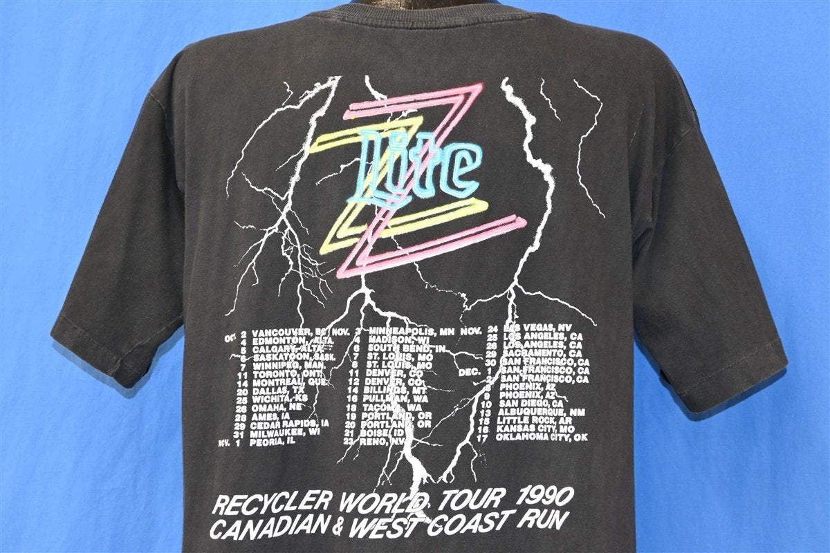 90s ZZ Top Recycler Tour Rock Concert t-shirt Large product image 3