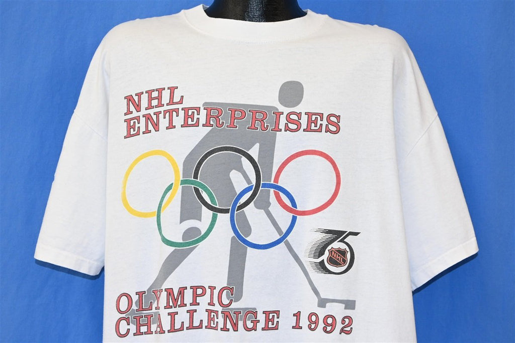 90s NHL Hockey Olympic Challenge 1992 t-shirt Extra Large product image 1