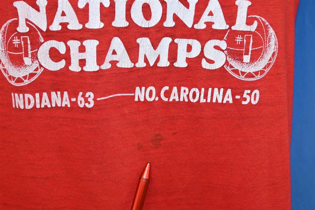 80s Indiana Hoosiers 1981 NCAA Basketball Champs t-shirt product image 3