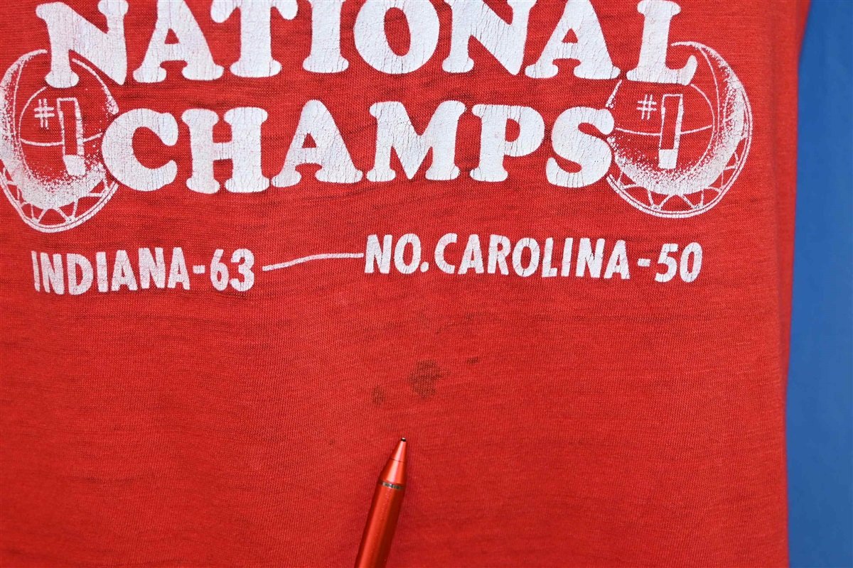 80s Indiana Hoosiers 1981 NCAA Basketball Champs t-shirt product image 3