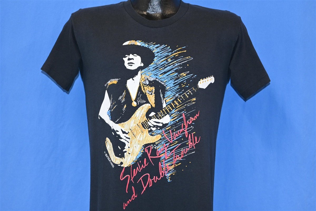 90s Stevie Ray Vaughan Double Trouble 1990 Tour t-shirt product image 1
