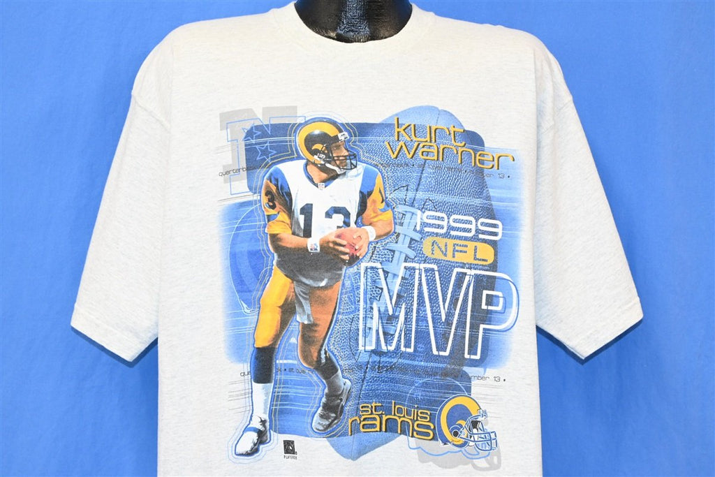 90s St Louis Rams Kurt Warner 1999 NFL MVP t-shirt Extra product image 1