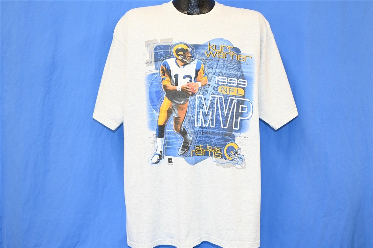 90s St Louis Rams Kurt Warner 1999 NFL MVP t-shirt Extra product image 2