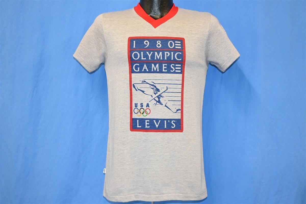 80s 1980 Summer Olympics USA Levi's Tab Tag NWT t-shirt product image 2