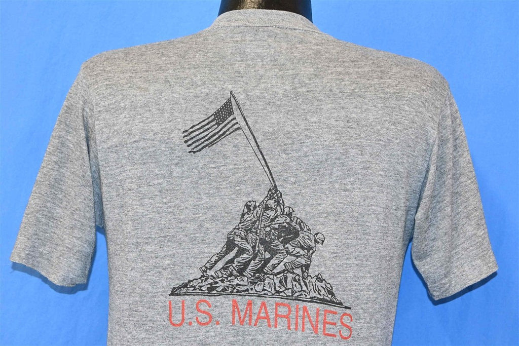 80s US Marines Semper Fi Iwo Jima Tri-Blend t-shirt Medium product image 1