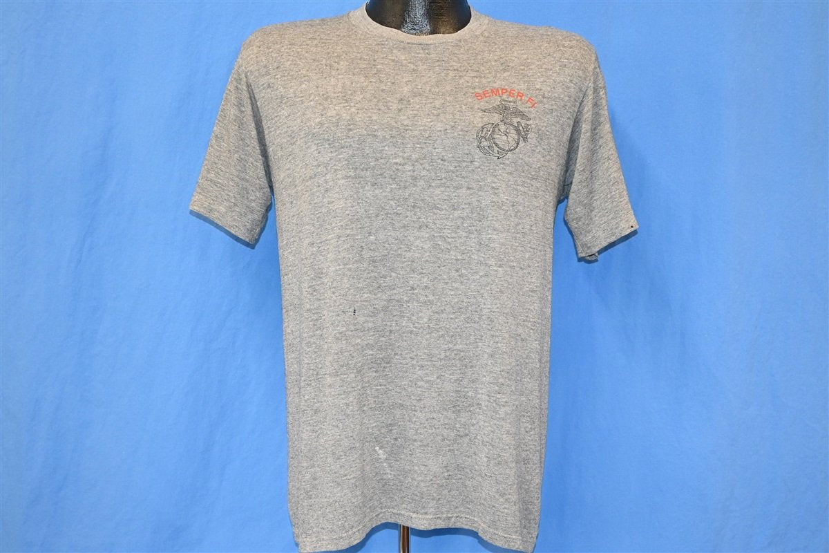 80s US Marines Semper Fi Iwo Jima Tri-Blend t-shirt Medium product image 3
