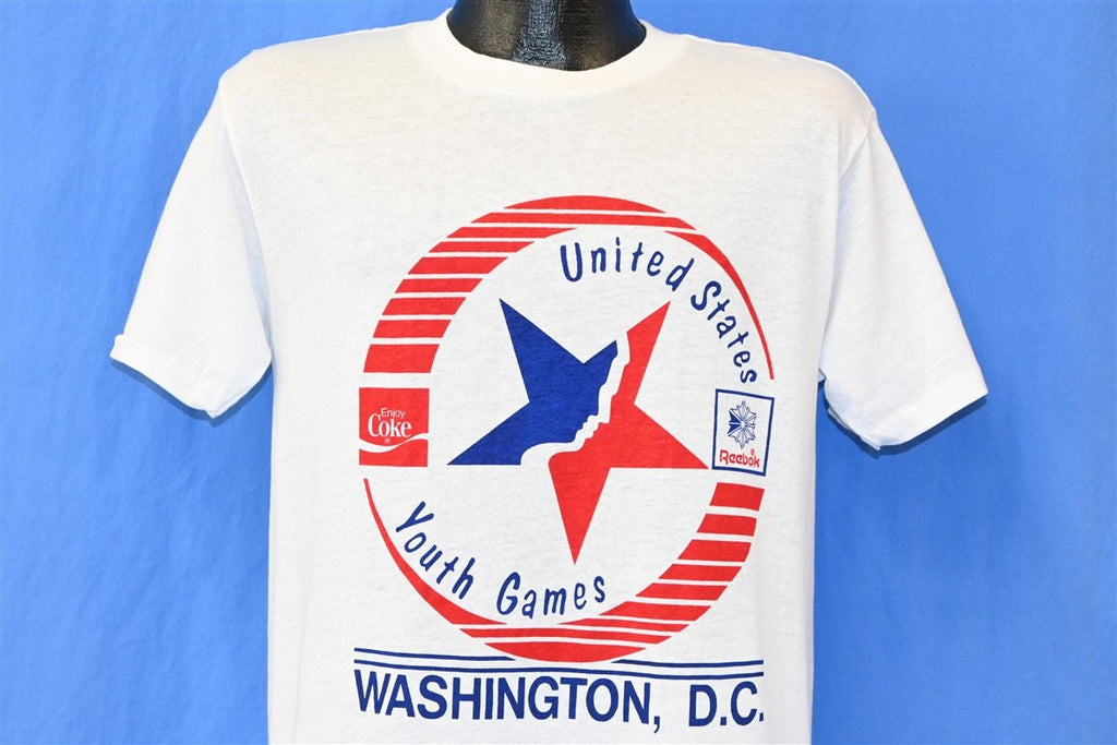80s US Youth Games Washington DC Coca Cola Reebok t-shirt product image 1