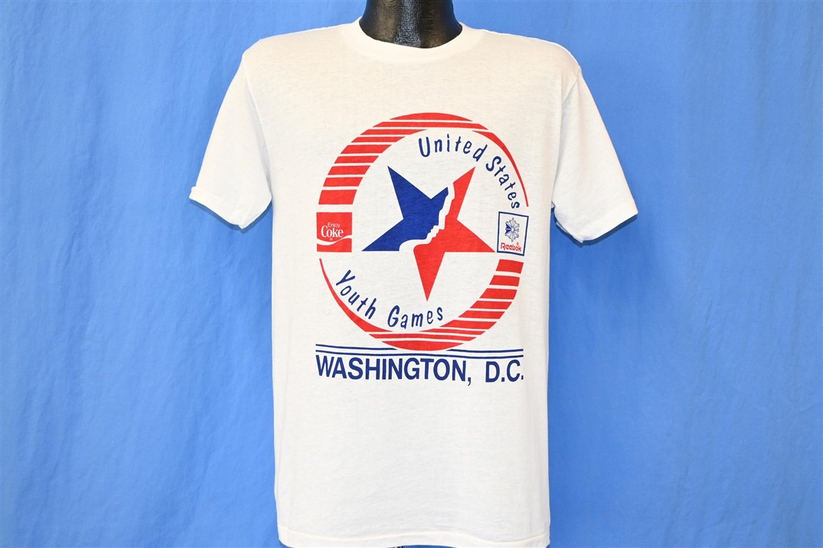 80s US Youth Games Washington DC Coca Cola Reebok t-shirt product image 2