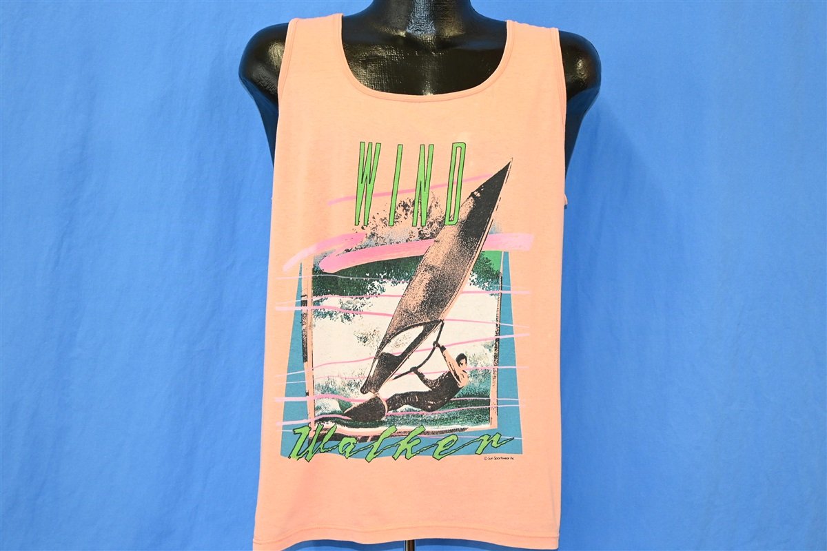 80s Wind Walker Windsurfer Ocean Sports Tank t-shirt Large product image 2