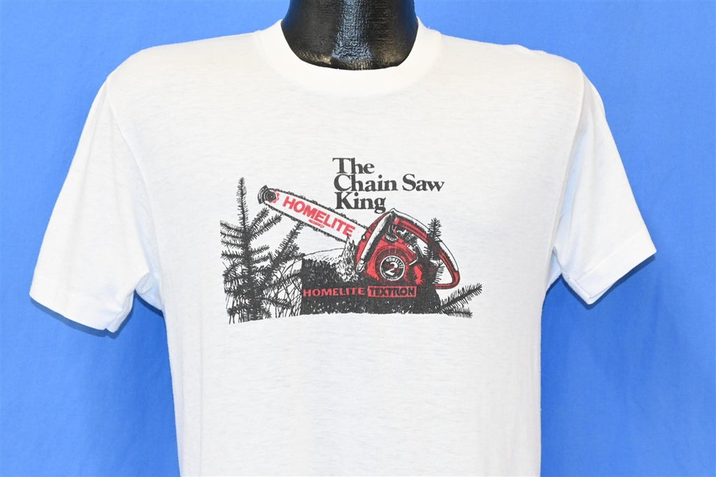 80s Chainsaw King Homelite Textron Power Tools t-shirt product image 1