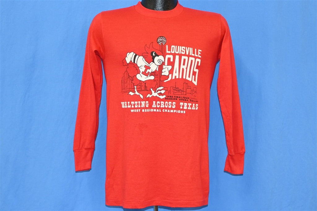 80s Louisville Cardinals '86 Final Four Basketball t-shirt product image 2
