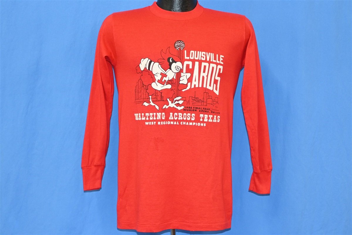 80s Louisville Cardinals '86 Final Four Basketball t-shirt product image 2