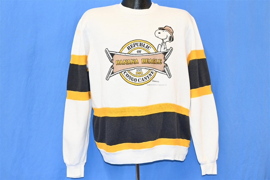 80s Snoopy Banana Beagle Congo Canine Sweatshirt Extra Large product image 2